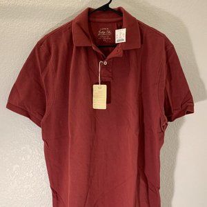 J. Crew Vintage Polo Red Size XL (new with tags)